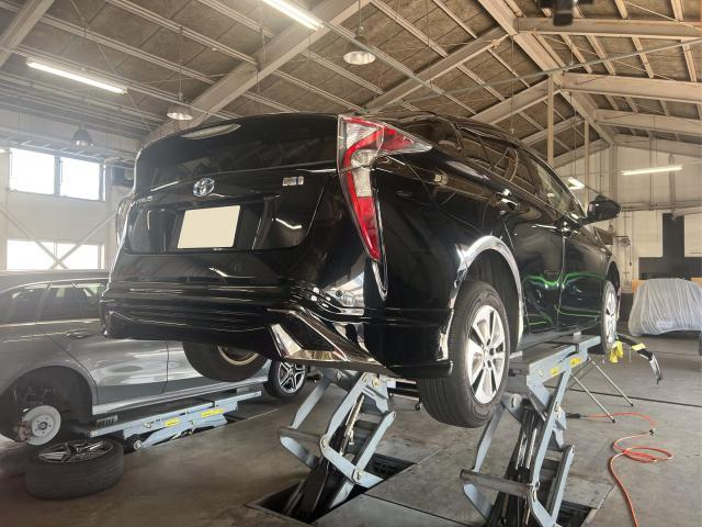 プリウスのリアバンパー部分